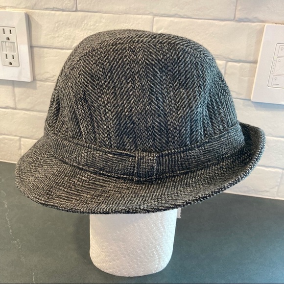 Vintage Pendleton sz Large wool fedora herringbone pattern - Picture 5 of 10